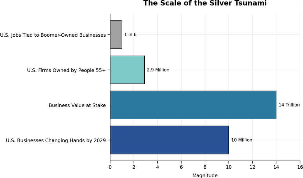 The Scale of the Silver Tsunami